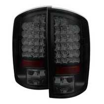 Spyder Black Smoked LED Tail Lights 07-08 Dodge Ram